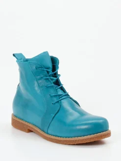 – Schnürstiefelette aus Kalbleder petrol*Andrea Conti Outlet