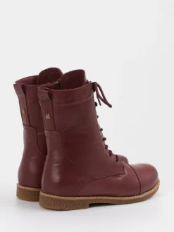 – Schnürstiefel aus Kalbleder bordeaux*Andrea Conti Discount