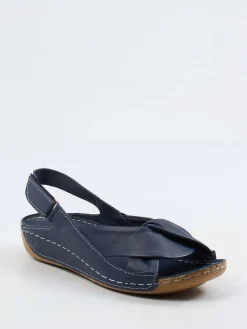 – Slingback-Sandalen aus Kalbleder Dunkel*Andrea Conti Discount