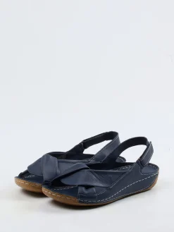 – Slingback-Sandalen aus Kalbleder Dunkel*Andrea Conti Discount