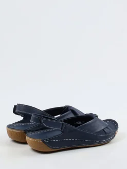 – Slingback-Sandalen aus Kalbleder Dunkel*Andrea Conti Discount