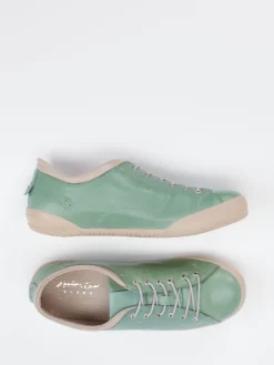 – Sneaker aus Kalbleder in Salbei*Andrea Conti Sale