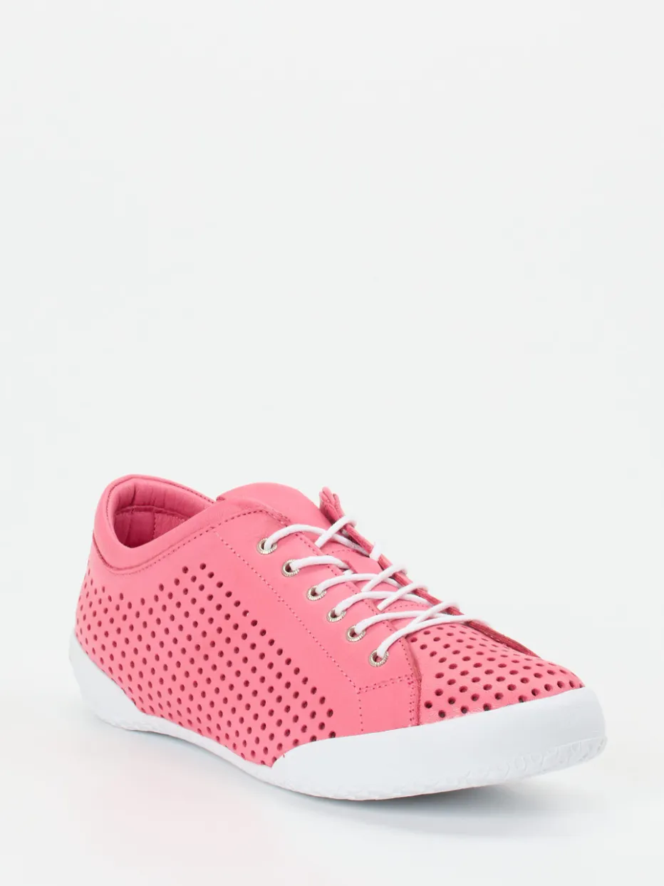 Damen Andrea Conti – Sneaker aus Kalbleder himbeerrosa