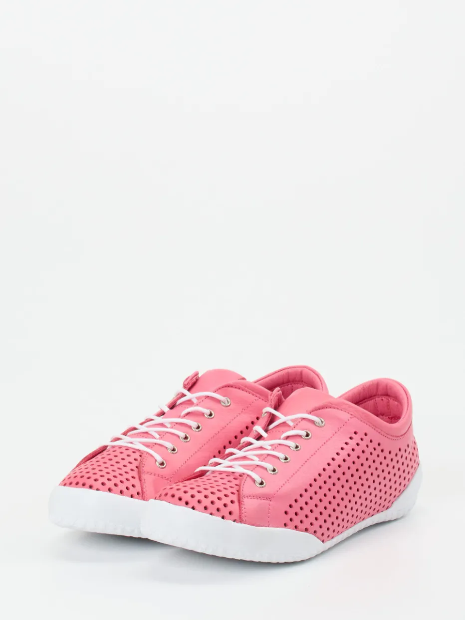 Damen Andrea Conti – Sneaker aus Kalbleder himbeerrosa