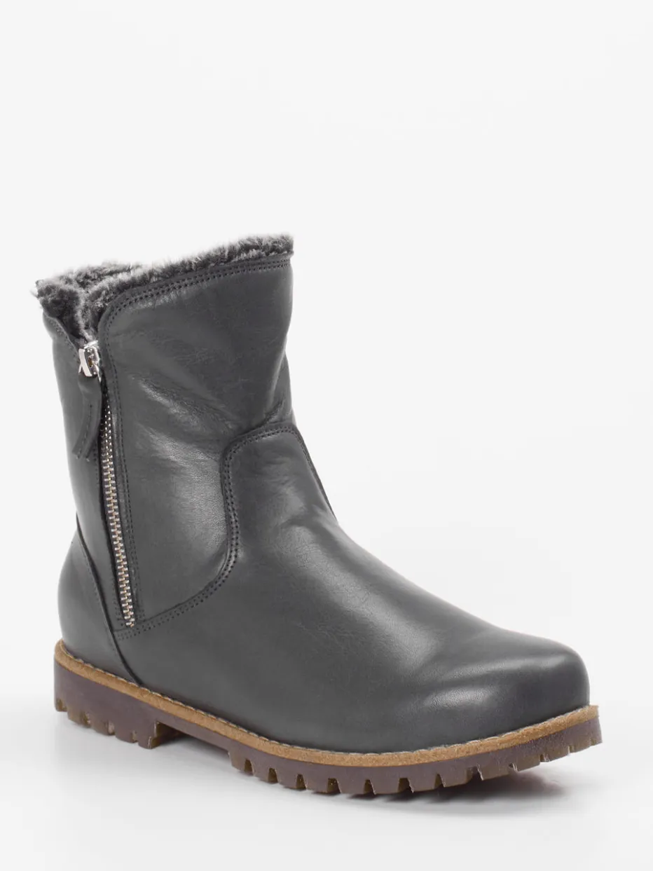 – Stiefelette aus Kalbleder anthrazit*Andrea Conti Clearance