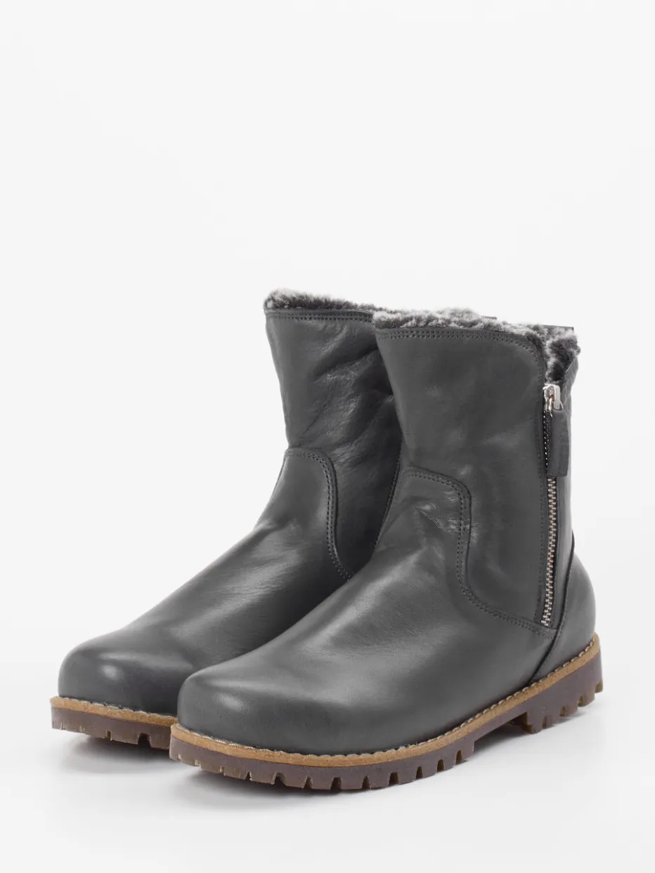 – Stiefelette aus Kalbleder anthrazit*Andrea Conti Clearance