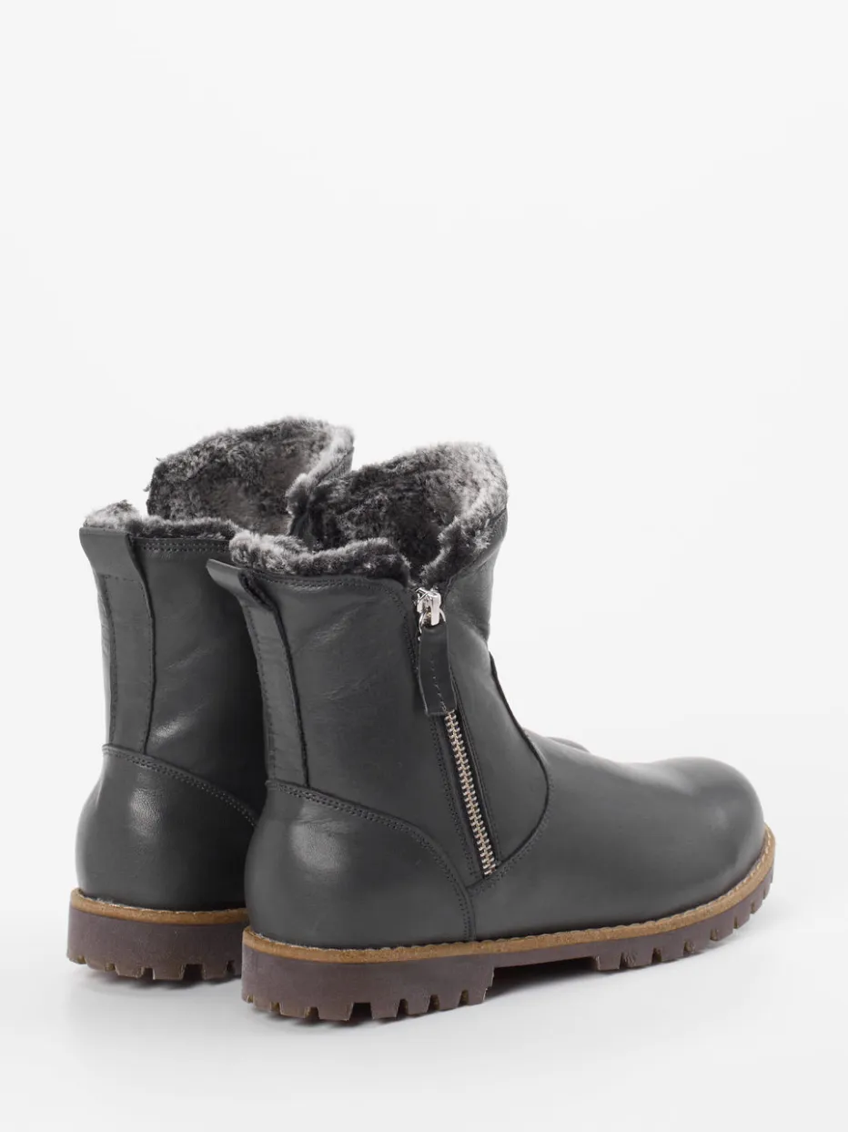 – Stiefelette aus Kalbleder anthrazit*Andrea Conti Clearance