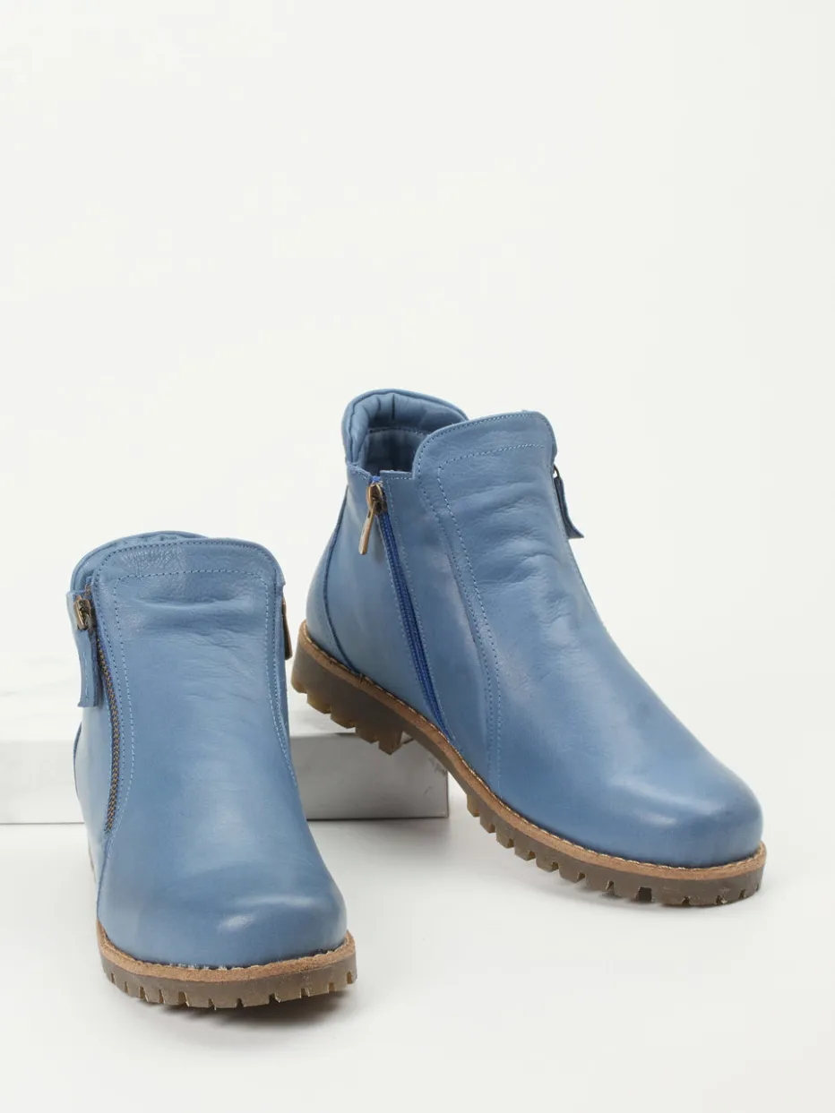 – Stiefeletten aus Kalbleder in Jeans*Andrea Conti Clearance