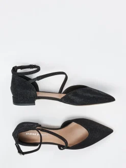 – Ballerinas aus Metallic-Textil in*Andrea Puccini Sale