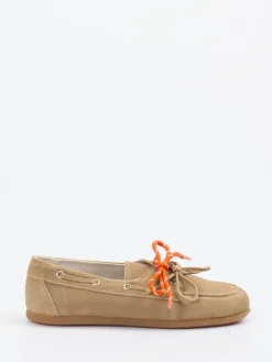 Damen Andrea Puccini – Bootsschuh aus Veloursleder