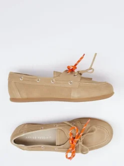 Damen Andrea Puccini – Bootsschuh aus Veloursleder