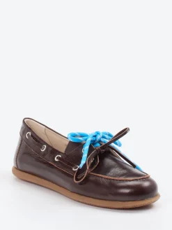 – Bootsschuh aus Kalbleder Dunkel*Andrea Puccini