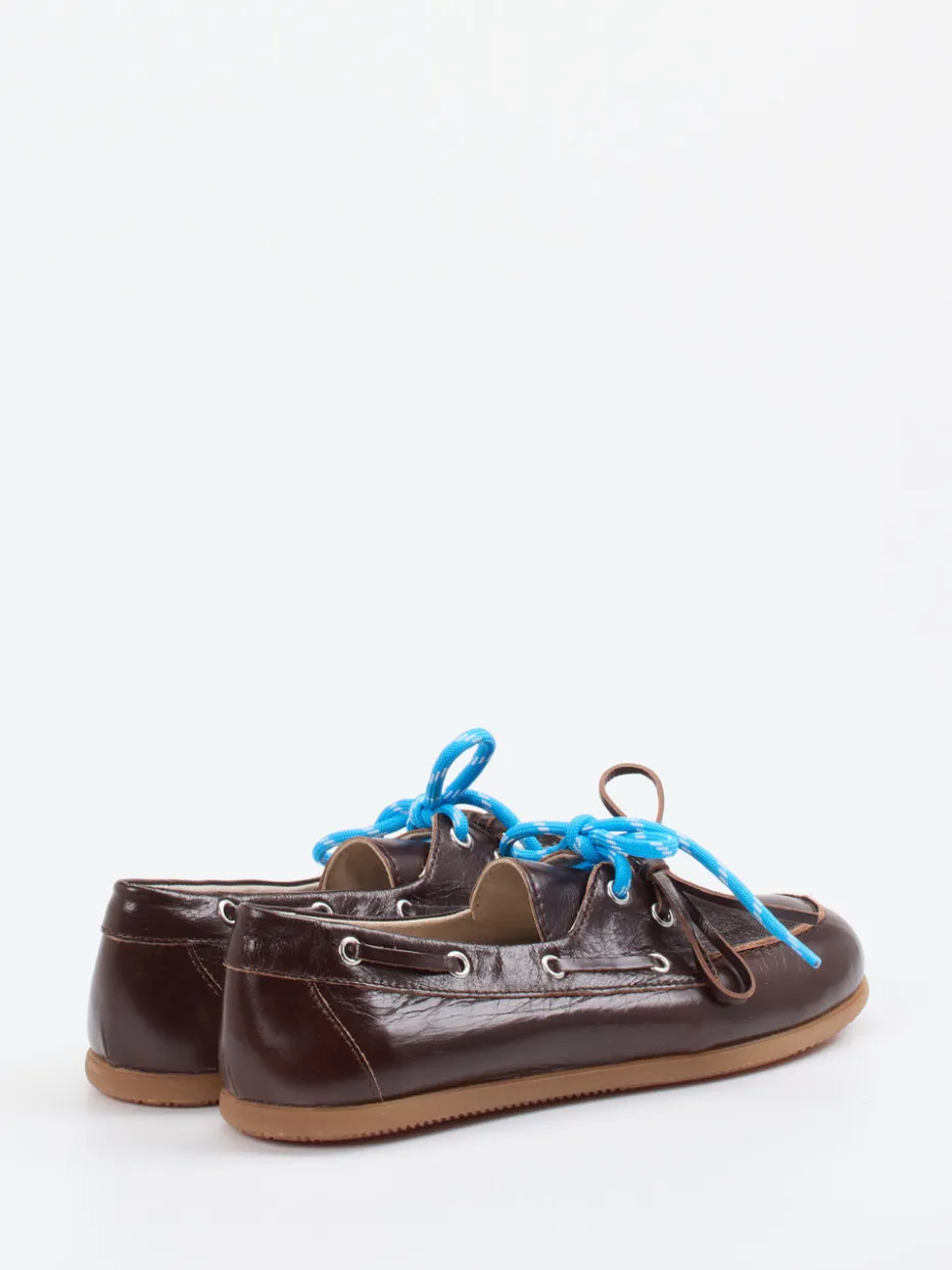 – Bootsschuh aus Kalbleder Dunkel*Andrea Puccini