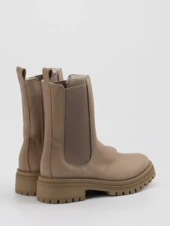 Damen Andrea Puccini – Chelsea Boots aus Nubukleder taupe