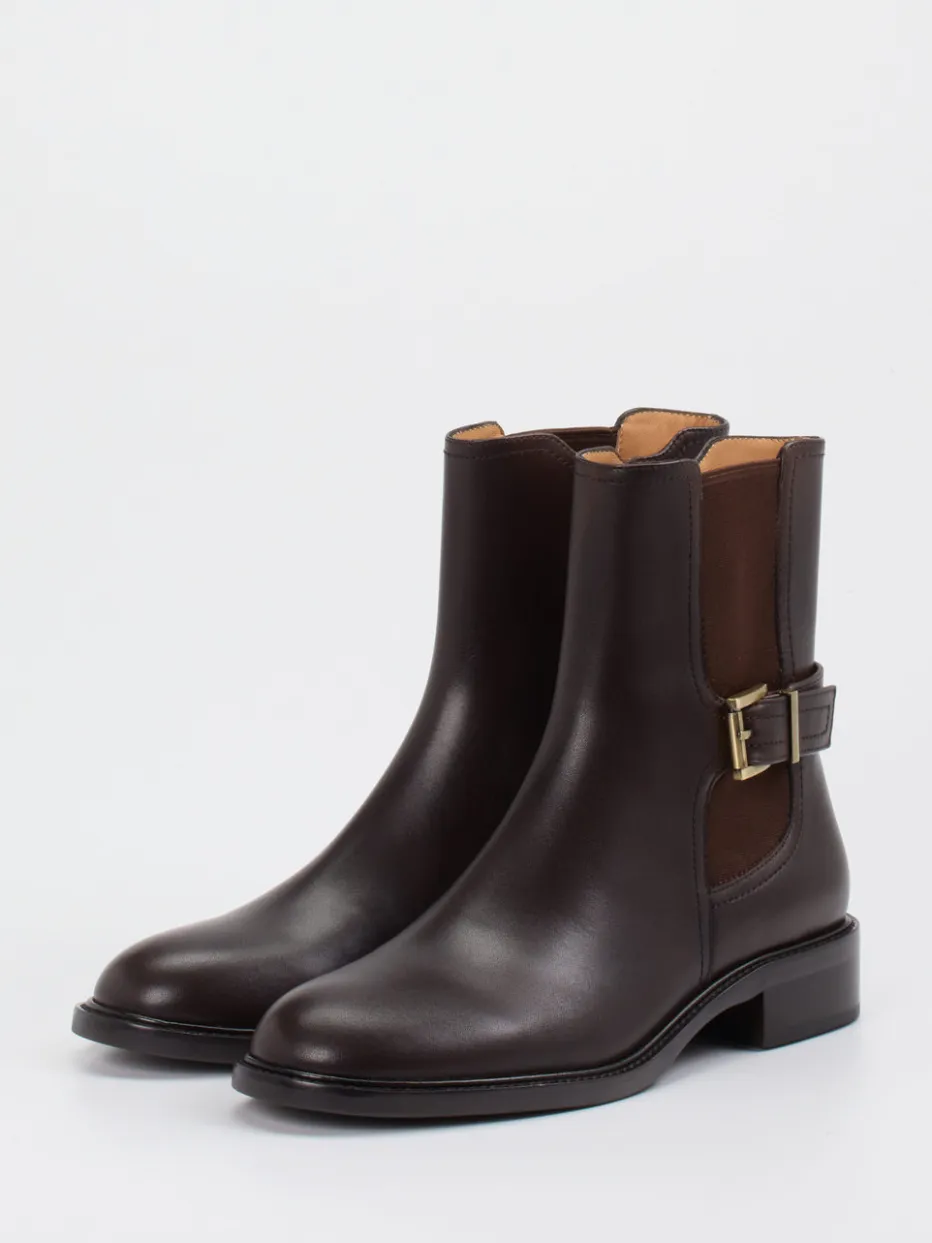 – Chelsea Boots aus Glattleder dunkel*Andrea Puccini Outlet