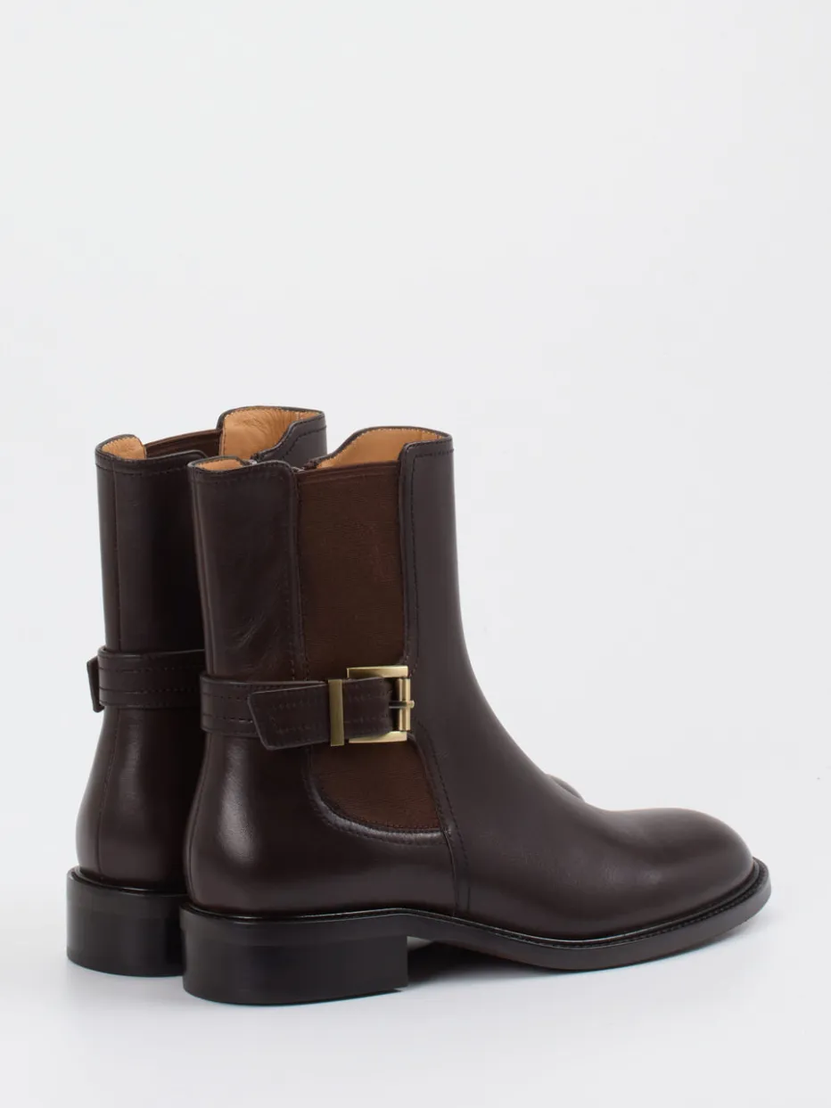 – Chelsea Boots aus Glattleder dunkel*Andrea Puccini Outlet