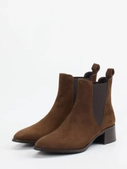 Damen Andrea Puccini – Chelsea-Stiefelette aus Veloursleder