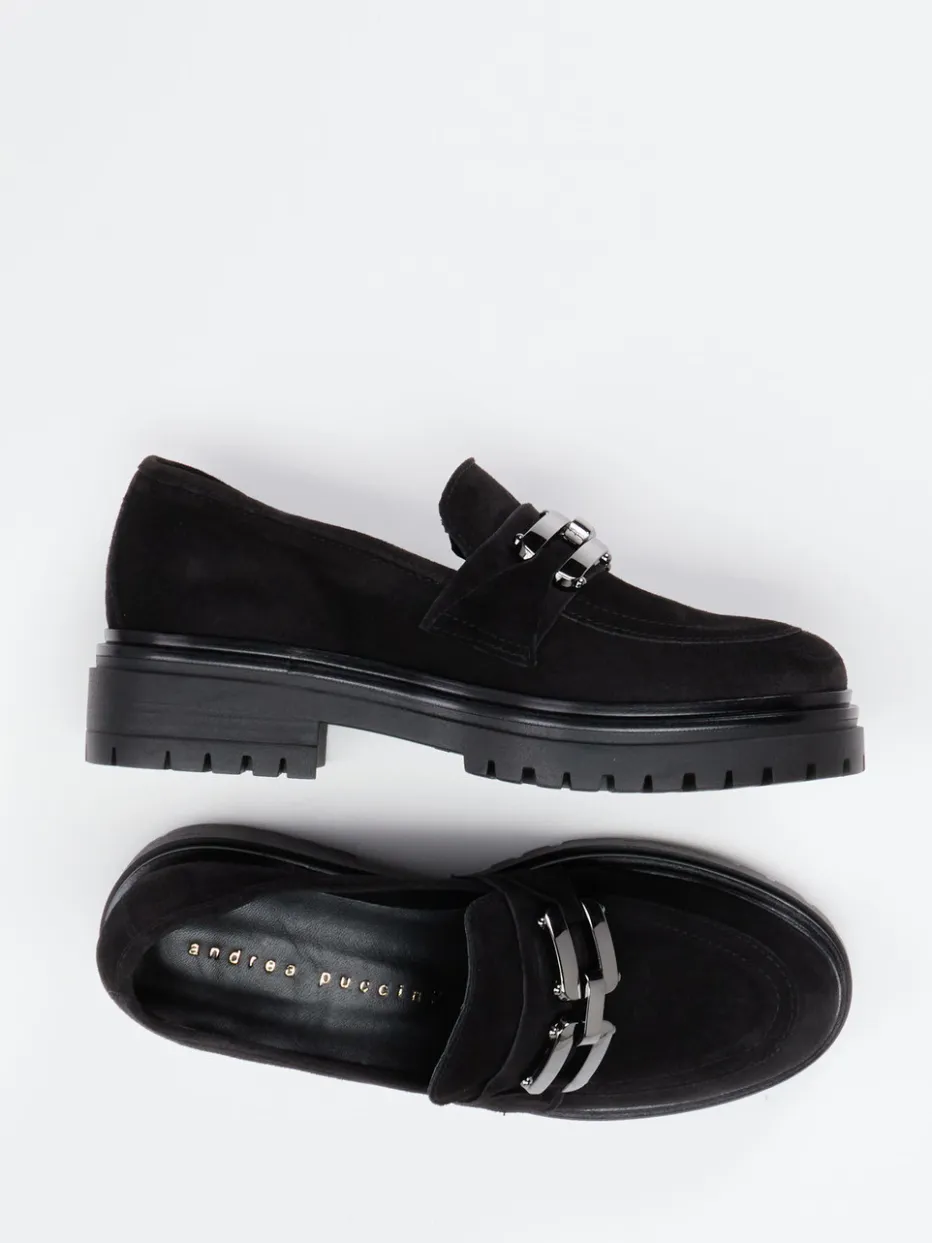 – Chunky Loafer aus Veloursleder*Andrea Puccini