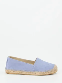 Damen Andrea Puccini – Espadrilles aus Veloursleder lavendel