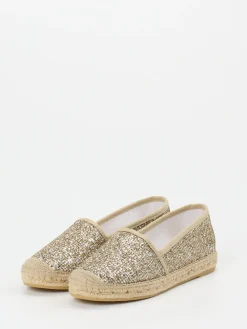 – Espadrilles aus Metallic-Textil*Andrea Puccini Hot