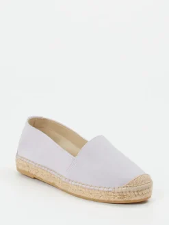 Damen Andrea Puccini – Espadrilles aus Veloursleder Hellflieder