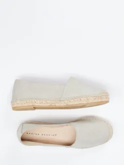 Damen Andrea Puccini – Espadrilles aus Veloursleder mint