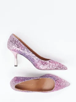 – Glitzerpumps aus Metallicleder fliederrosa*Andrea Puccini Clearance