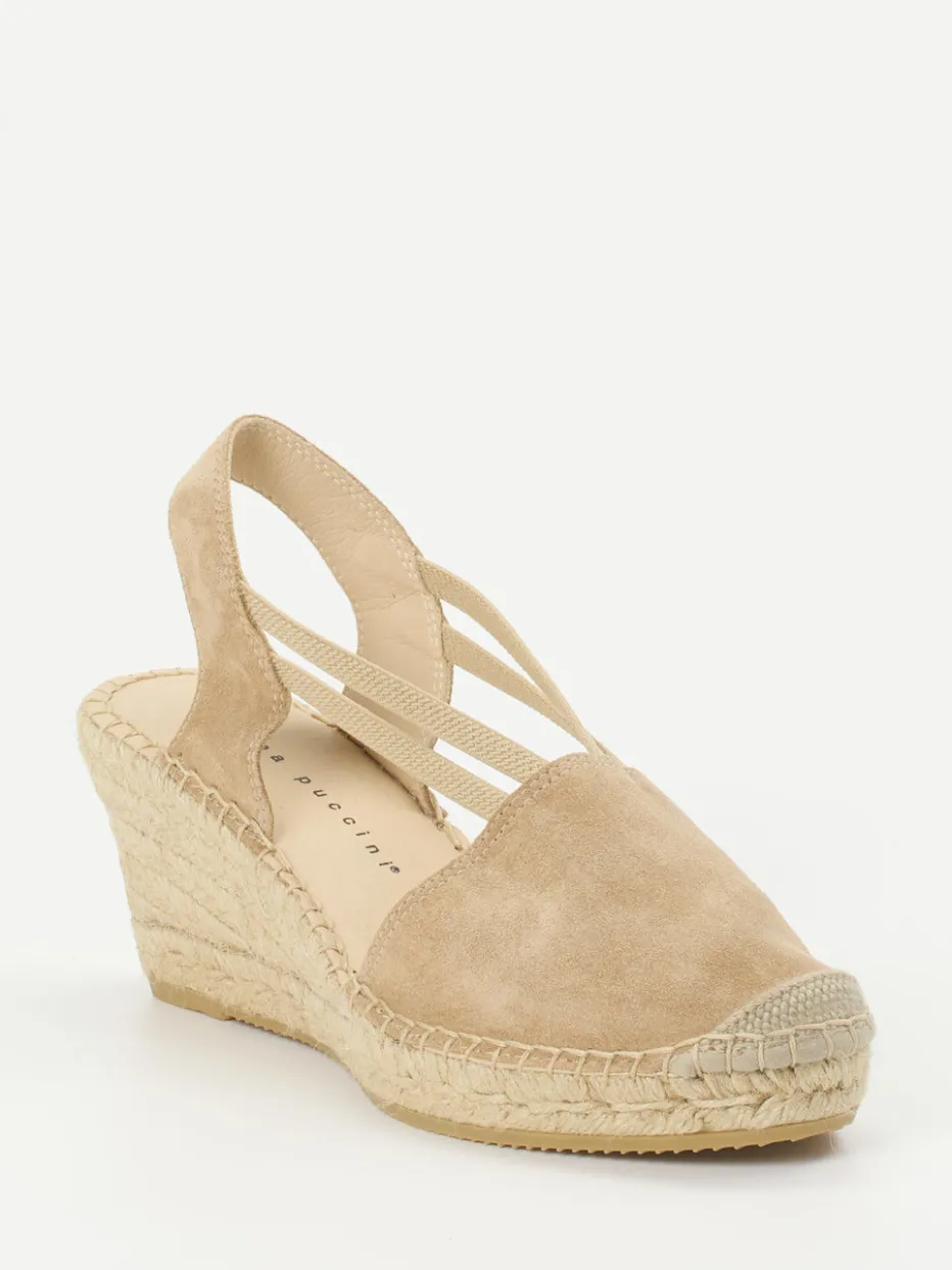 – Keilsandalette aus Veloursleder*Andrea Puccini Sale