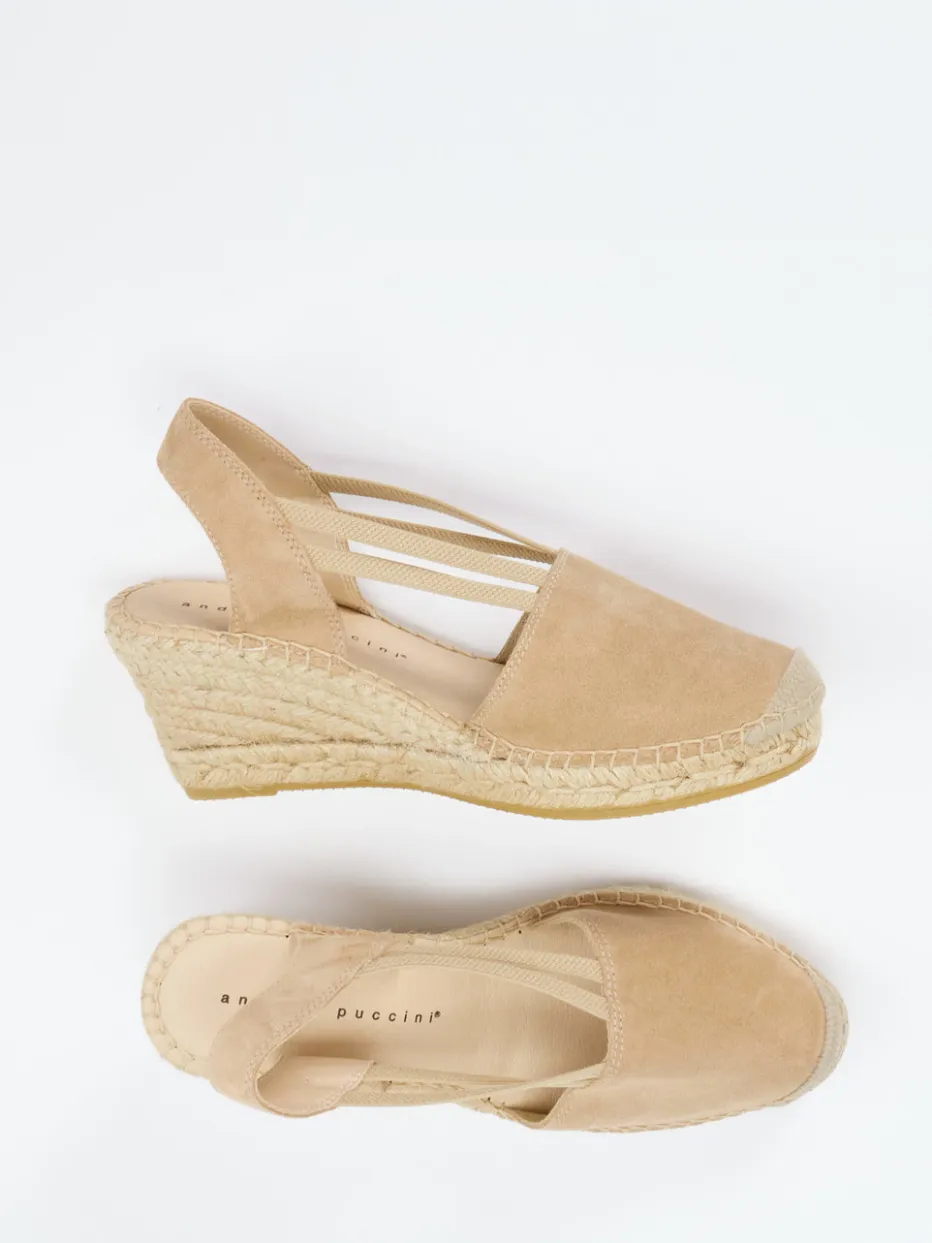 – Keilsandalette aus Veloursleder*Andrea Puccini Sale