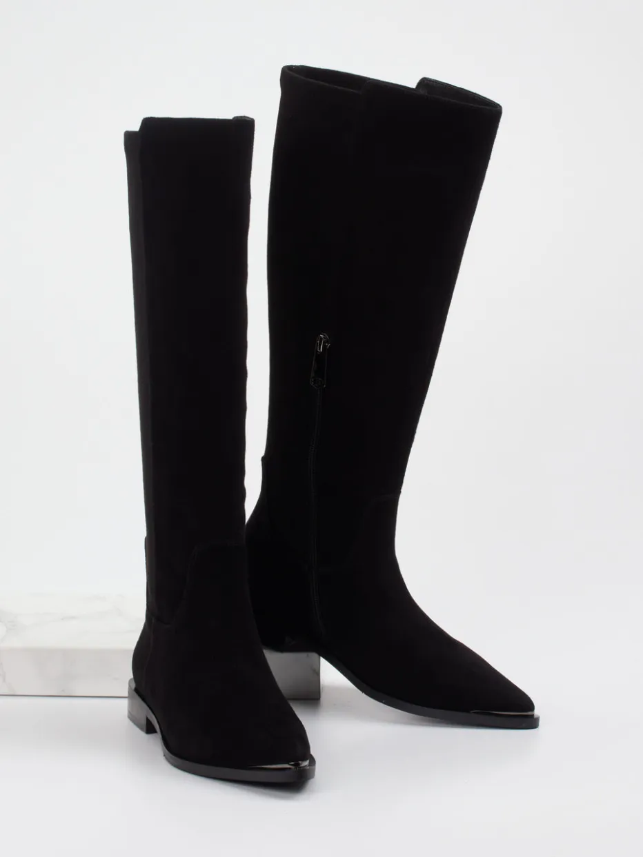 – kniehohe Stiefel aus Veloursleder*Andrea Puccini Hot