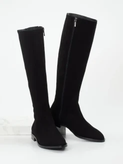 – Kniehohe Stiefel aus Veloursleder*Andrea Puccini Clearance