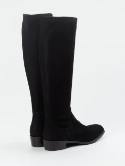 Damen Andrea Puccini – Kniehohe Stiefel aus Stretch-Veloursleder