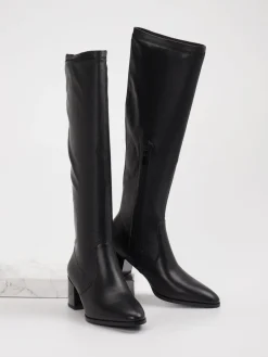 Damen Andrea Puccini – Kniestiefel aus Stretch in