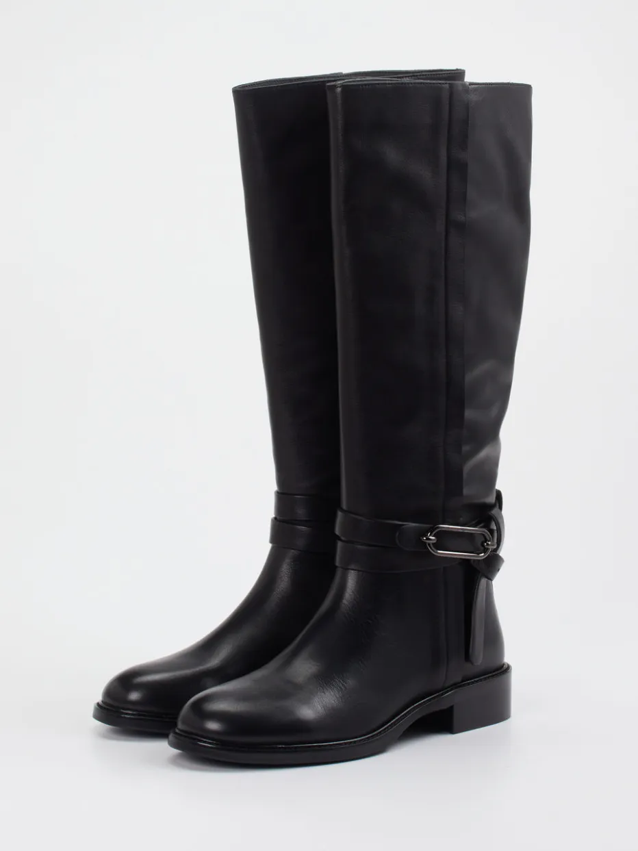 Damen Andrea Puccini – Kniestiefel aus Glattleder