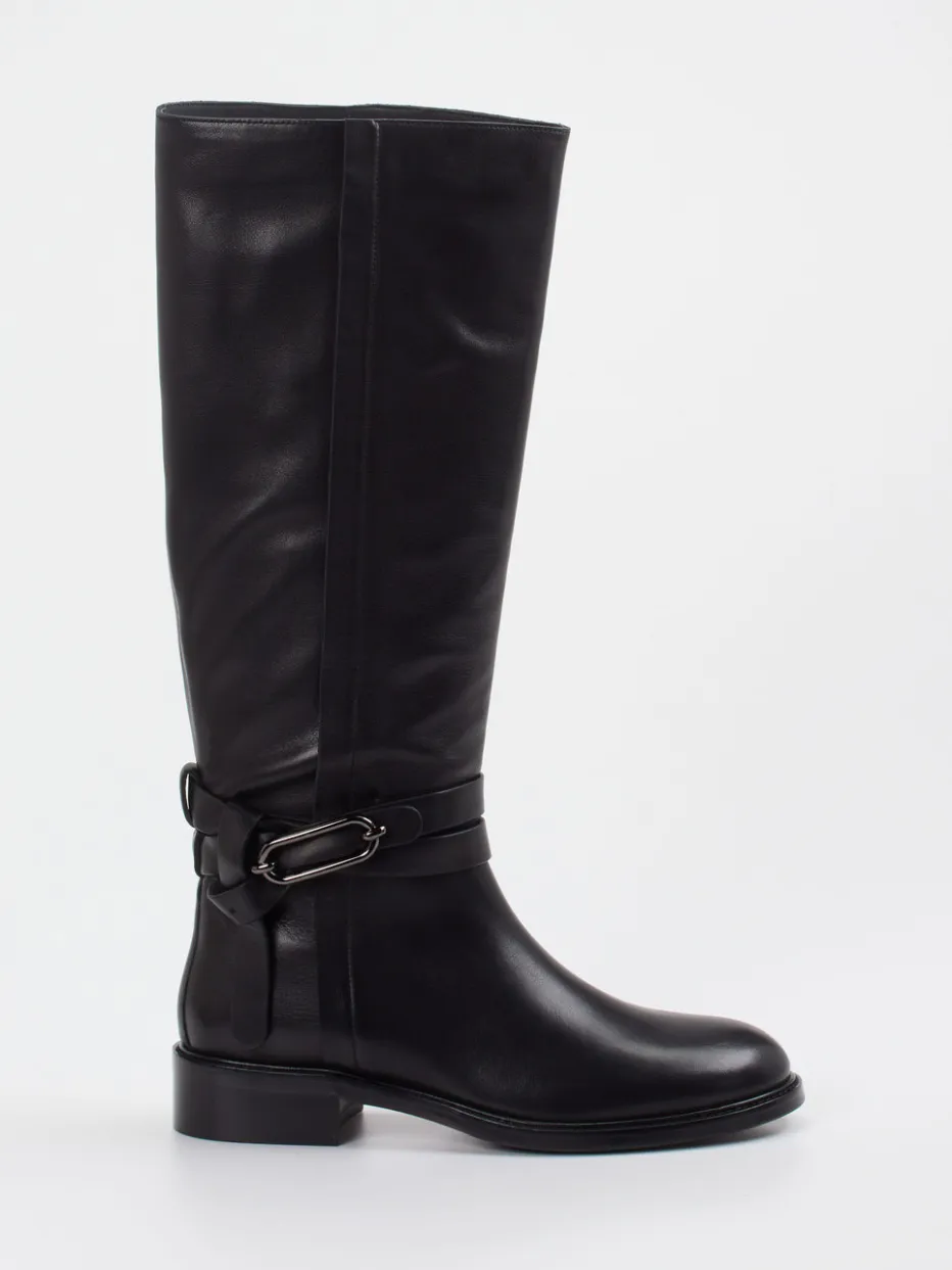 Damen Andrea Puccini – Kniestiefel aus Glattleder