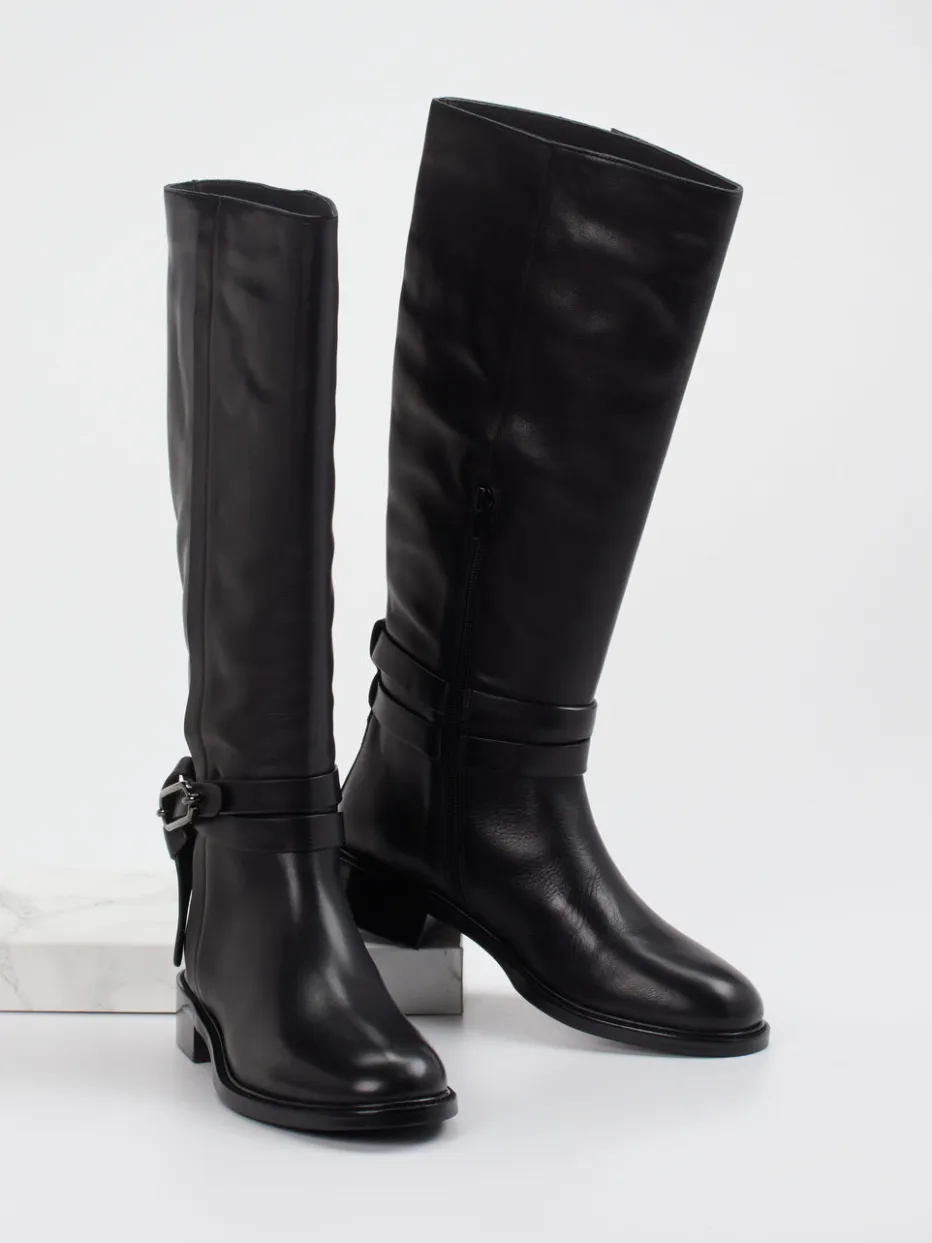 Damen Andrea Puccini – Kniestiefel aus Glattleder