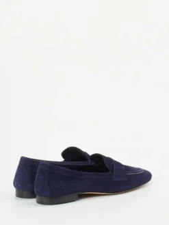 Damen Andrea Puccini – Loafer aus Veloursleder in Tief