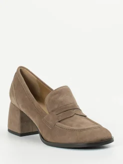– Loafer aus Veloursleder in Taupe*Andrea Puccini Clearance
