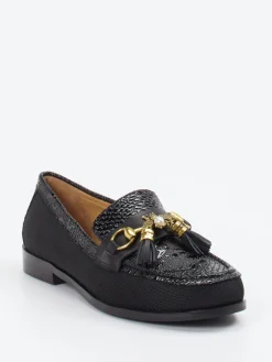 – Loafer aus geprägtem Leder*Andrea Puccini Best
