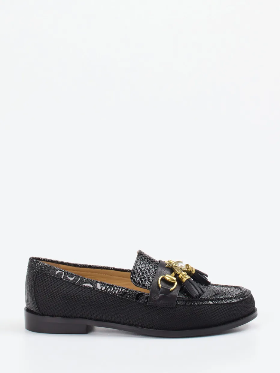 – Loafer aus geprägtem Leder*Andrea Puccini Best
