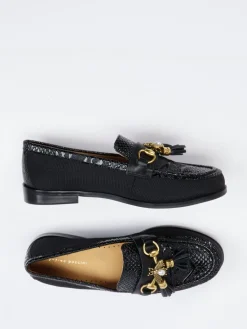 – Loafer aus geprägtem Leder*Andrea Puccini Best