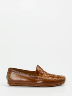– Loafer aus Flechtleder cognac*Andrea Puccini Online