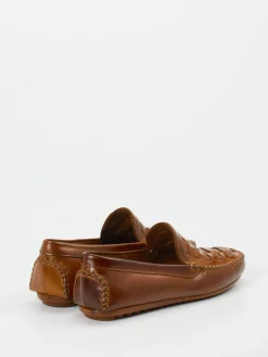 – Loafer aus Flechtleder cognac*Andrea Puccini Online