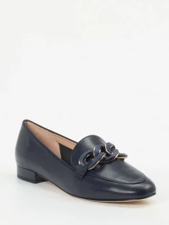 Damen Andrea Puccini – Loafer aus Lammleder in Marine
