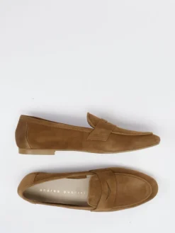 – Loafer aus Veloursleder Cognac*Andrea Puccini New