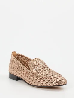 – Loafer aus Flechtleder roségold*Andrea Puccini Online