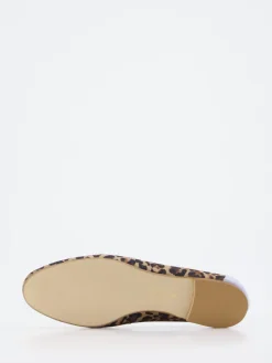 Damen Andrea Puccini – Loafer aus Veloursleder mit Leoprint