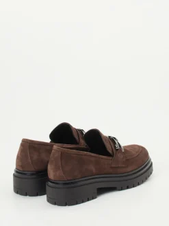 Damen Andrea Puccini – Loafer aus Veloursleder Mittel