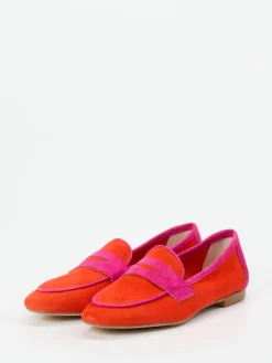 Damen Andrea Puccini – Loafer aus Veloursleder in