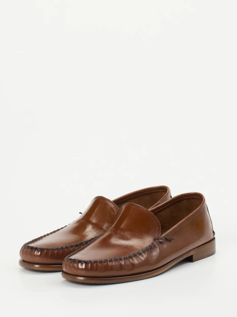 – Loafer aus Büffelleder cognac*Andrea Puccini Sale
